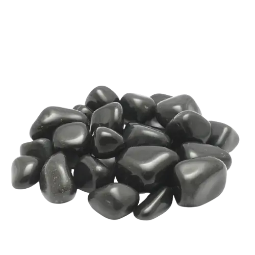 Black Polished Pebbles- 1 Kg