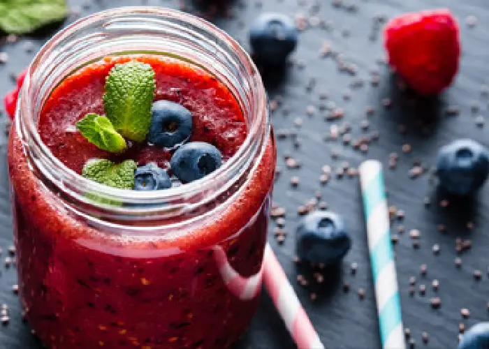 Blueberry Raspberry Smoothie