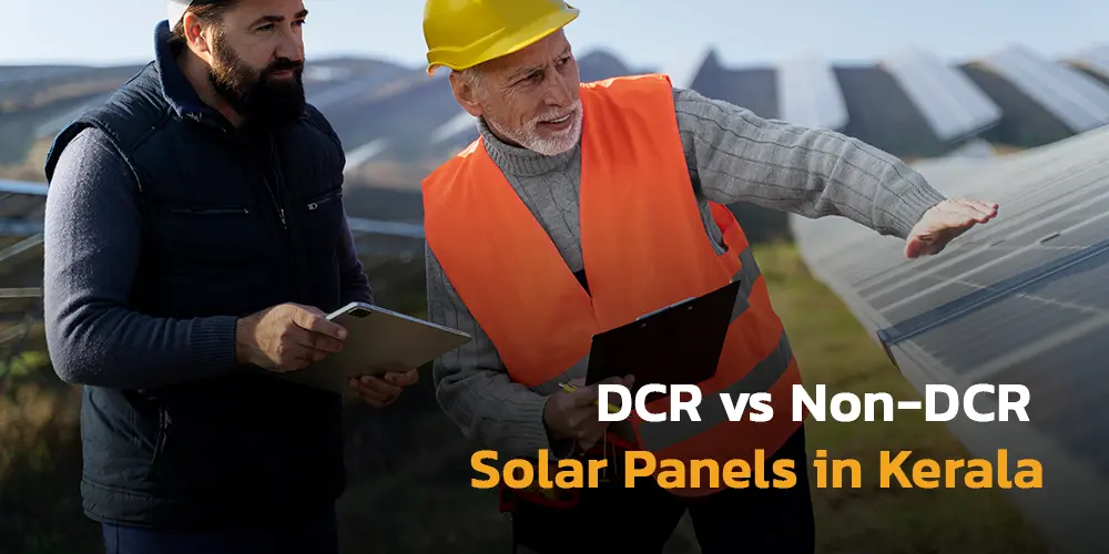 DCR vs Non-DCR Solar Panels in Kerala: 2026–2027 Complete Guide