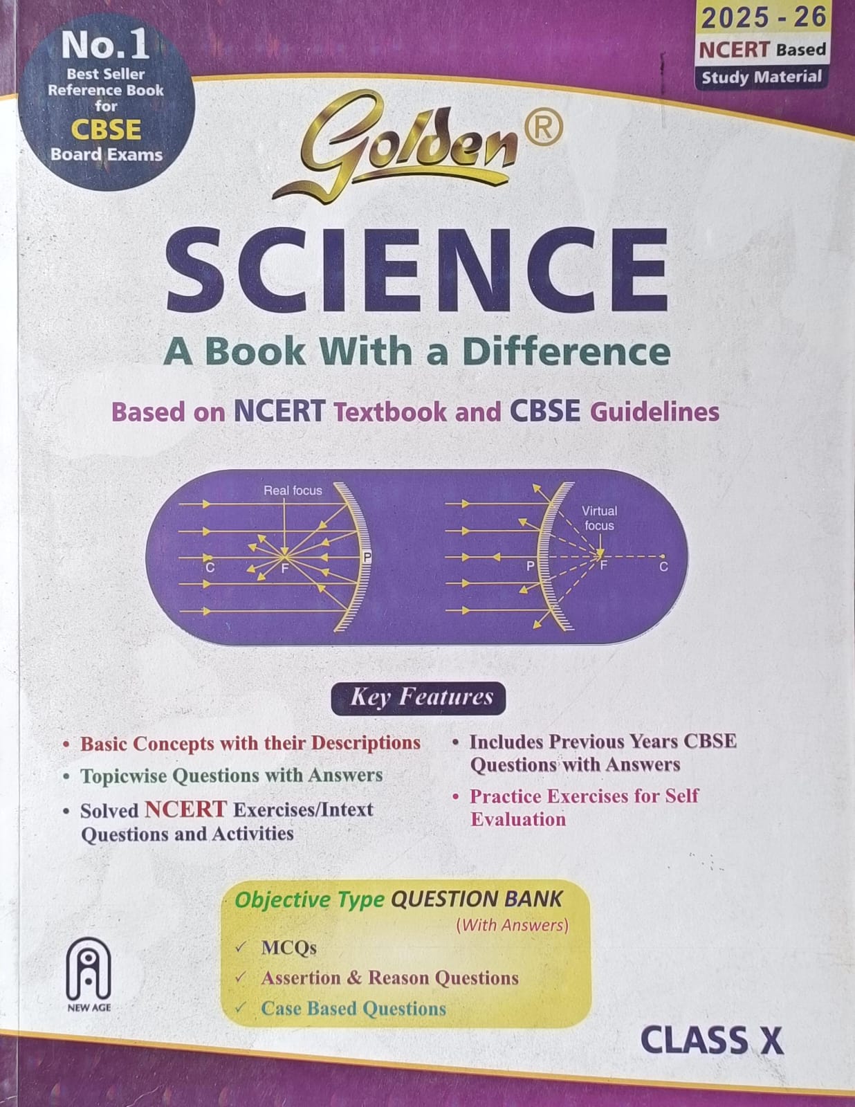 Golden Class 10 Science Guide For CBSE Students | Latest Edition 2025 ...