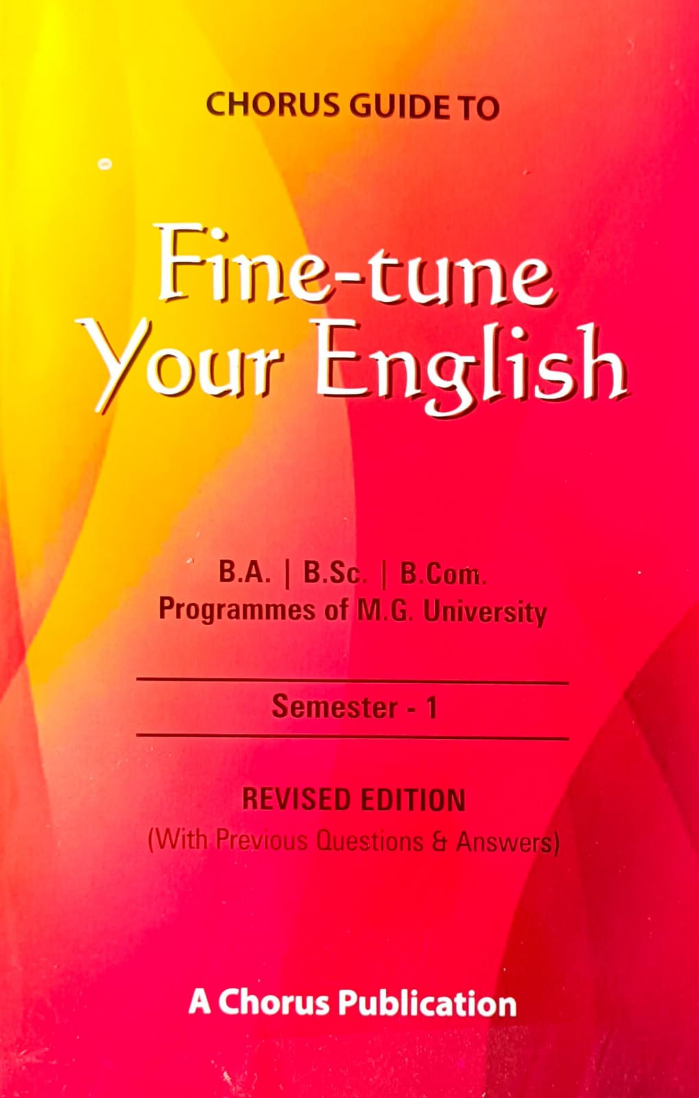 Fine Tune Your English B.Com Semester 1 Guide