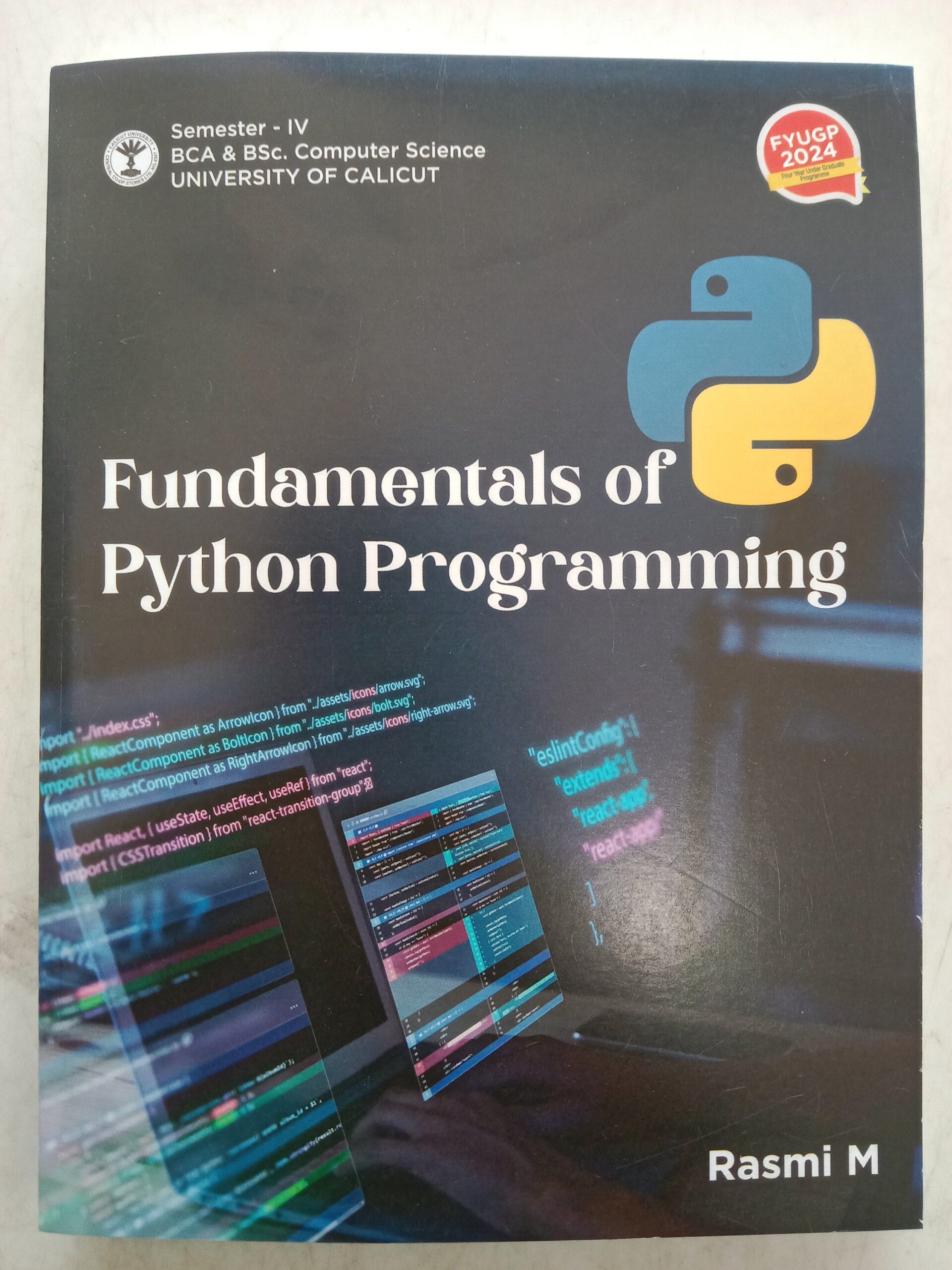 Fundamentals Of Python Programming BCA Semester 4 Calicut University
