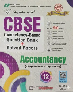 Together With Plus Two Accountancy CBSE Competency Based Question Bank , Solved Papers