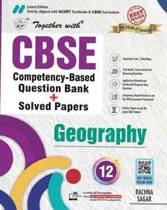 Together With Plus Two Geography CBSE Competency Based Question Bank , Solved Papers
