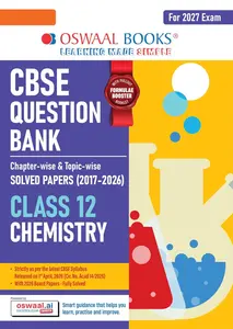 Oswaal Class 12 Chemistry 2027 Question Bank Chapter & Topic-wise Solved Papers 
