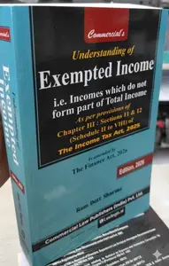 Exempted Income : Ram Dutt Sharma |  2026 Edition