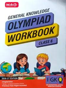 Olympiad Class 6 General Knowledge Workbook 2026 -2027 | MTG