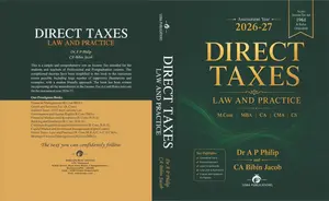 Direct Tax Law And Practice Mcom, MBA,CA,CS  Assessment Year 2026-2027 | Mg University