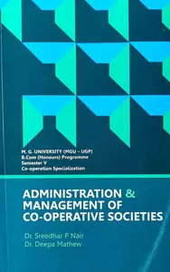 Administration And Management Of Co-operation Societies B.Com Semester 5 | MG University