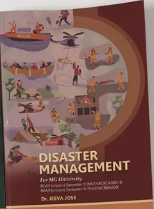 Disaster Management BCA Semester 5 (Honours) | MG University