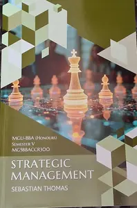 Strategic Management BBA Semester 5 (Honours) | MG University
