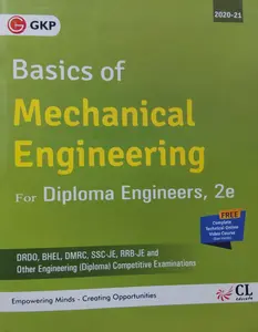 Basics Of Mechanical Engineering For Diploma Engineers 2E | GK Publication
