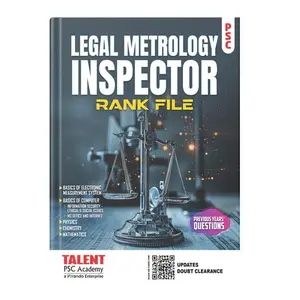 Kerala Psc Legal Metrology Inspector Rank File 2026 | Pre Book | Talent Academy