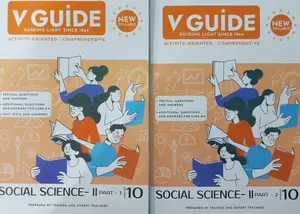 V Guide Class 10 Social Science II Part 1 & 2 Kerala New Syllabus 2026 English Medium | V Publishers