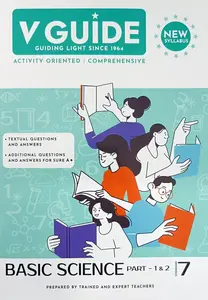 V Guide Class 7 Basic Science Part 1 & 2 English Medium Kerala New Syllabus 2026 | V Publishers