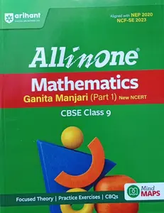 All In One Mathematics CBSE Class 9 Part 1 (Ganita Manjari) New NCERT Syllabus 2026-27 Exam | Arihant Publication 