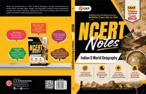NCERT Notes Indian And World Geography NCERT Class 6 To 12th | GK Publication