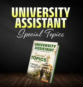 University Assistant Special Topics Rank File 2026 (Pre Book) | Lakshya Publication