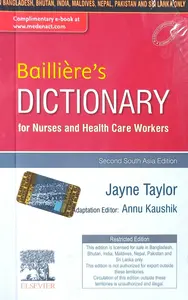 Bailere's Dictionary For Nurses And Health Care Workers | 2/Edition