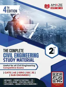The Complete Civil Engineering Study Material Including (Vol 1 &2&3) 4/Edition | Amaze Academy