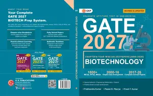 GATE Biotechnology 2027 Chapter And Year - Wise Solved Papers (2000 - 2026) | GK Publication