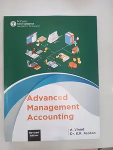 Advanced Management Accounting M.Com Semester 1 | Calicut University