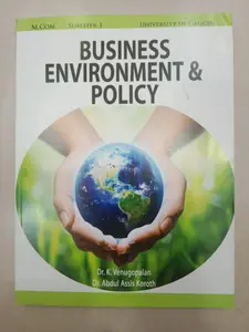 Business Environment And Policy M.Com Semester 1 | Calicut University