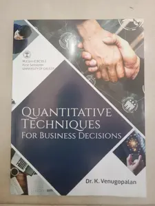 Quantitative Techniques For Business Decisions M.Com Semester 1 | Calicut University
