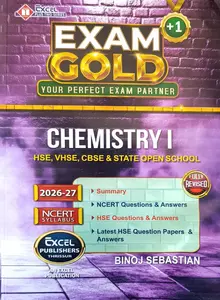 Exam Gold Class Plus One Chemistry I  2026-27 | Excel Publication