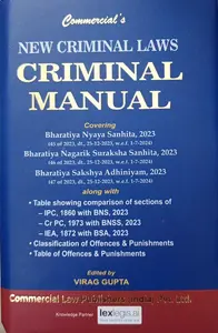 New Criminal Laws Criminal Manual | Commercial Law Publishers