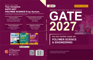 GATE 2027 Polymer Science And Engineering | Solved Papers 2008-26 | GK Publication