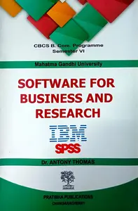 Software For Business And Research | CBCS B. Com. Programme Semester VI Mahatma Gandhi University