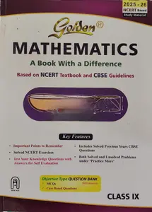 Class 9 - Golden Mathematics Guide For CBSE Students - Latest Edition 2025-26