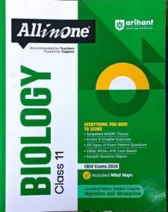 CBSE Class 11 All In One Biology Guide 2026 | Arihant