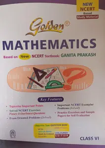 Golden Class 6 Mathematics  Guide For CBSE Students | Latest Edition 2025-2026