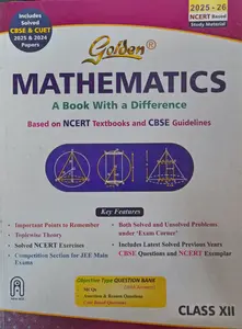 Golden Class Plus Two Mathematics Guide For CBSE Students | Latest Edition 2025-2026