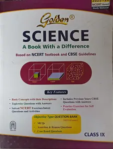 Golden Class 9 Science Guide For CBSE Students | Latest Edition 2025-2026