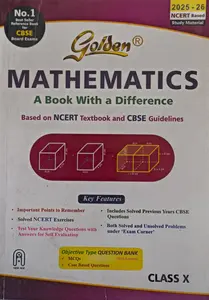 Golden Class 10 Mathematics Guide For CBSE Students | Latest Edition 2025-2026