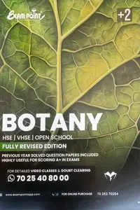 Exam Point Class Plus Two Botany Kerala New Syllabus | 2025