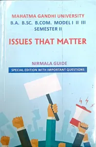 Issues That Matter Guide For BA,BSC,B.COM Semester 2 | MG University