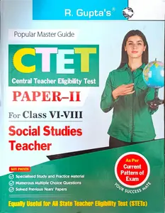 CTET Paper 2  Social Studies  Teacher  For Class VI - VIII 2025-26 | Ramesh Pablishing House