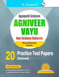 Agniveer Vayu Recruitment Exam 2025-26 | 20 Practice Test Papers (Solved) | Ramesh Publishing House