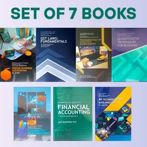 MG University B Com Semester 3 Textbooks (Set of 7 Textbooks) | Based on 2024 New Syllabus