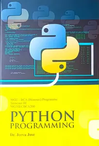 Python Programming MGU-BCA (Honours) Semester 3 | MG University