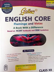 Golden Class 12 English Core  For Cbse Students  | Latest Edition 2025-2026