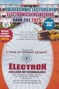 PSC Polytechnic Lecturer In Electronics Engineering Rank  File 2025 | New Syllabus 2025 | Electron