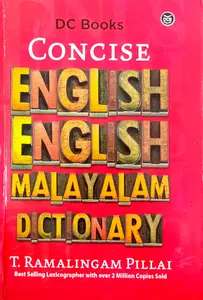 Concise English English Malayalam Dictionary : T Ramalingam Pillai | DC Books