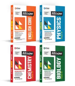 Combo CBSE All In One Class 12 | Physics , Chemistry , Biology ,English Core Exam 2026 | Arihant Publication