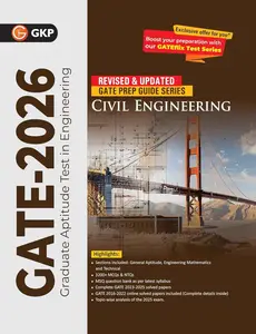 GATE 2026 : Civil Engineering - Study Guide | 3200+ MCQs & NTQs, MSQ Question Bank | Includes GATE Solved Papers 2023-2025 | GATE Prep Guide | With GateFlix Test Serie