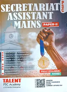 Secretariat Assistant Mains Paper II (English) Special Topics by Talent Academy